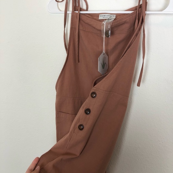 Spaghetti Strap pocket Overalls by Paper Crane - Picture 8 of 10